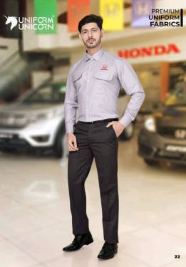 Honda Sales Manager Staff Uniform With Grey Shirt And Black Pant Color Manufacturers,Suppliers, Exporters in New Delhi
